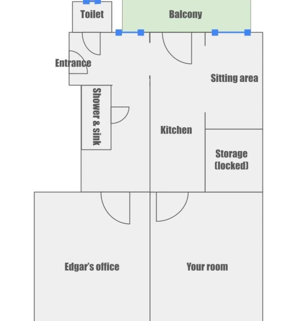 Cosy Room In Shared Apartment With Balcony Βιέννη